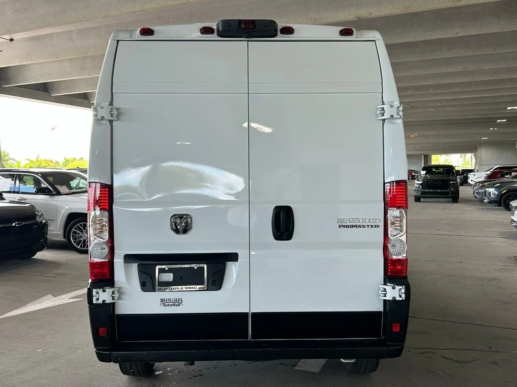 Used 2025 Bright White Clearcoat Ram High Roof image 4