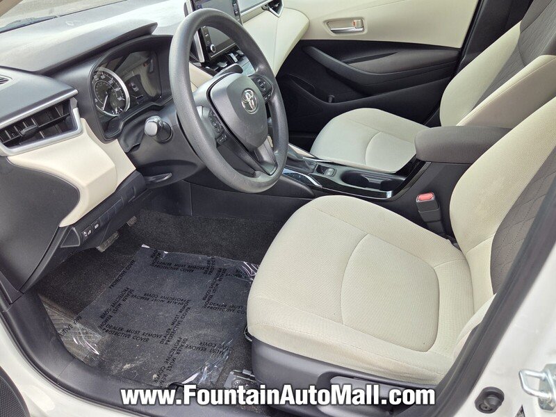 Used 2020 Blizzard Pearl TOYOTA LE CVT image 8