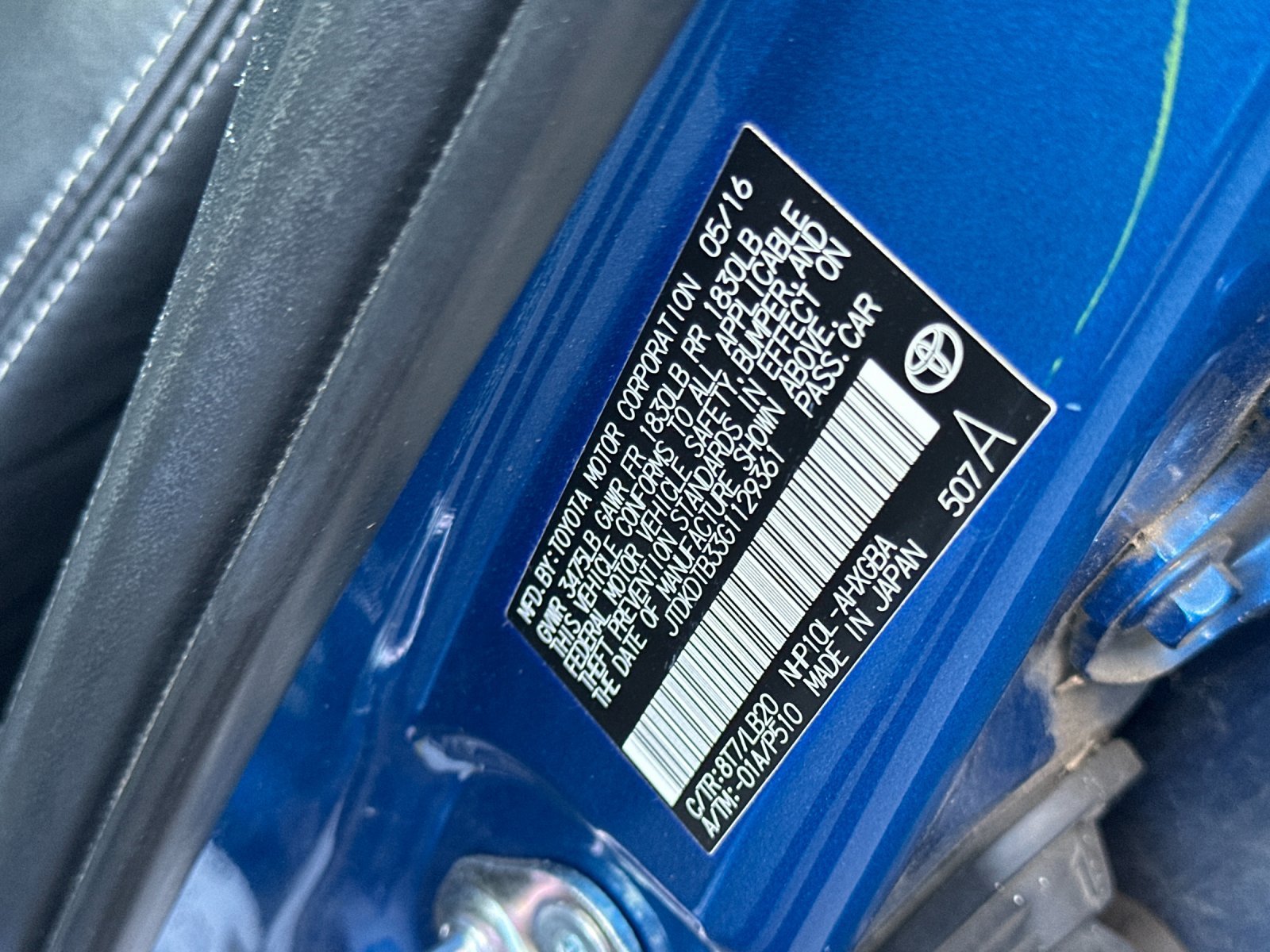 Used 2016 Blue Streak Metallic Toyota Four image 26
