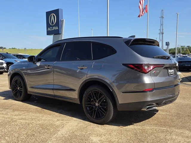 Certified Used 2025 Liquid Carbon Metallic Acura SH-AWD A-SPEC ADV image 6