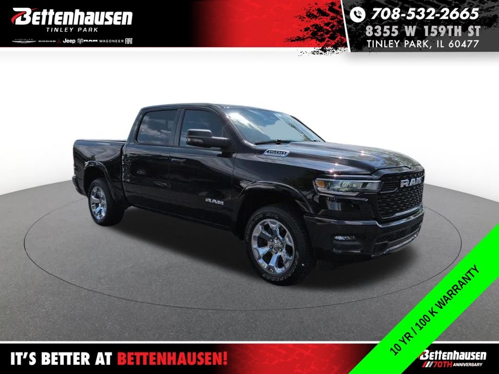 New 2026 Diamond Black Crystal Pearlcoat RAM Big Horn/Lone Star image 3