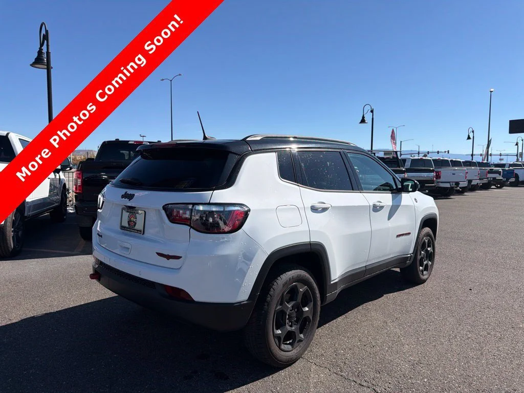 Used 2023 White Jeep Trailhawk image 2
