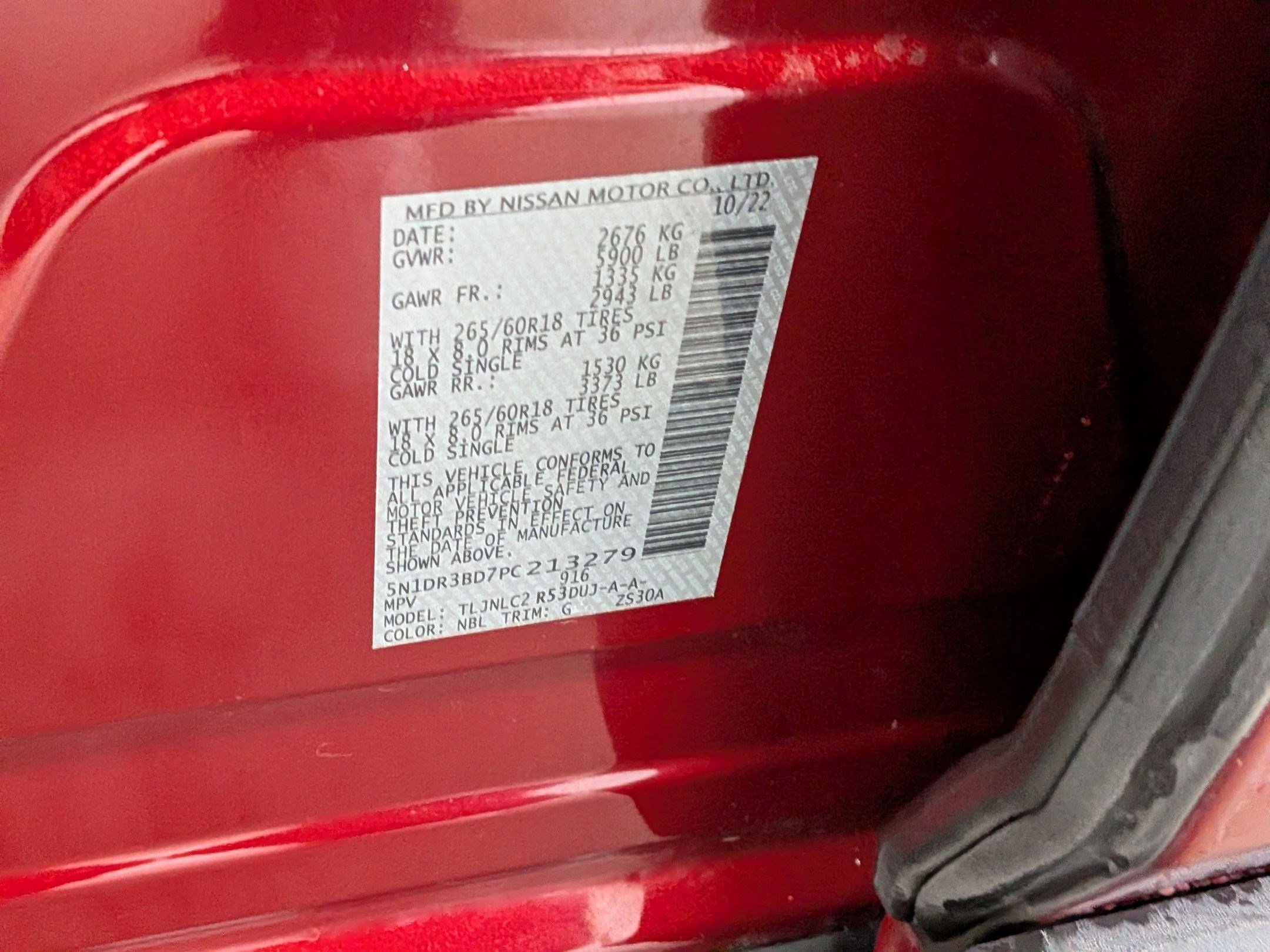 Used 2023 Scarlet Ember Tintcoat Nissan Rock Creek image 35