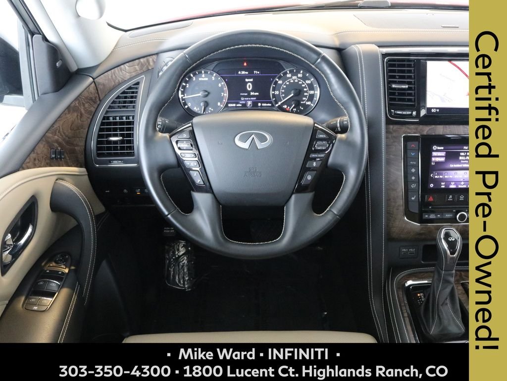 Certified Used 2021 Red INFINITI Premium Select image 8