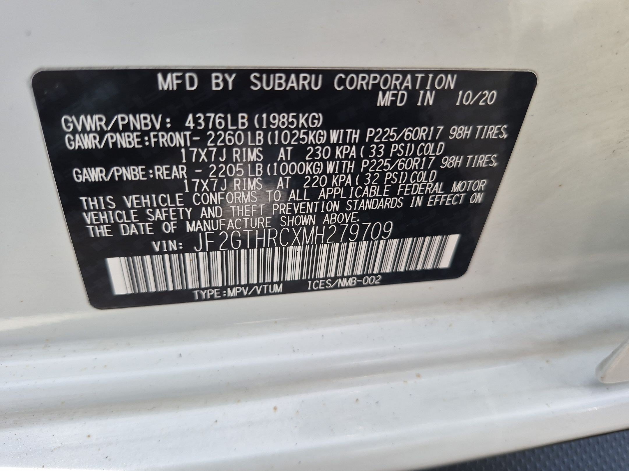 Used 2021 White Subaru Sport image 31