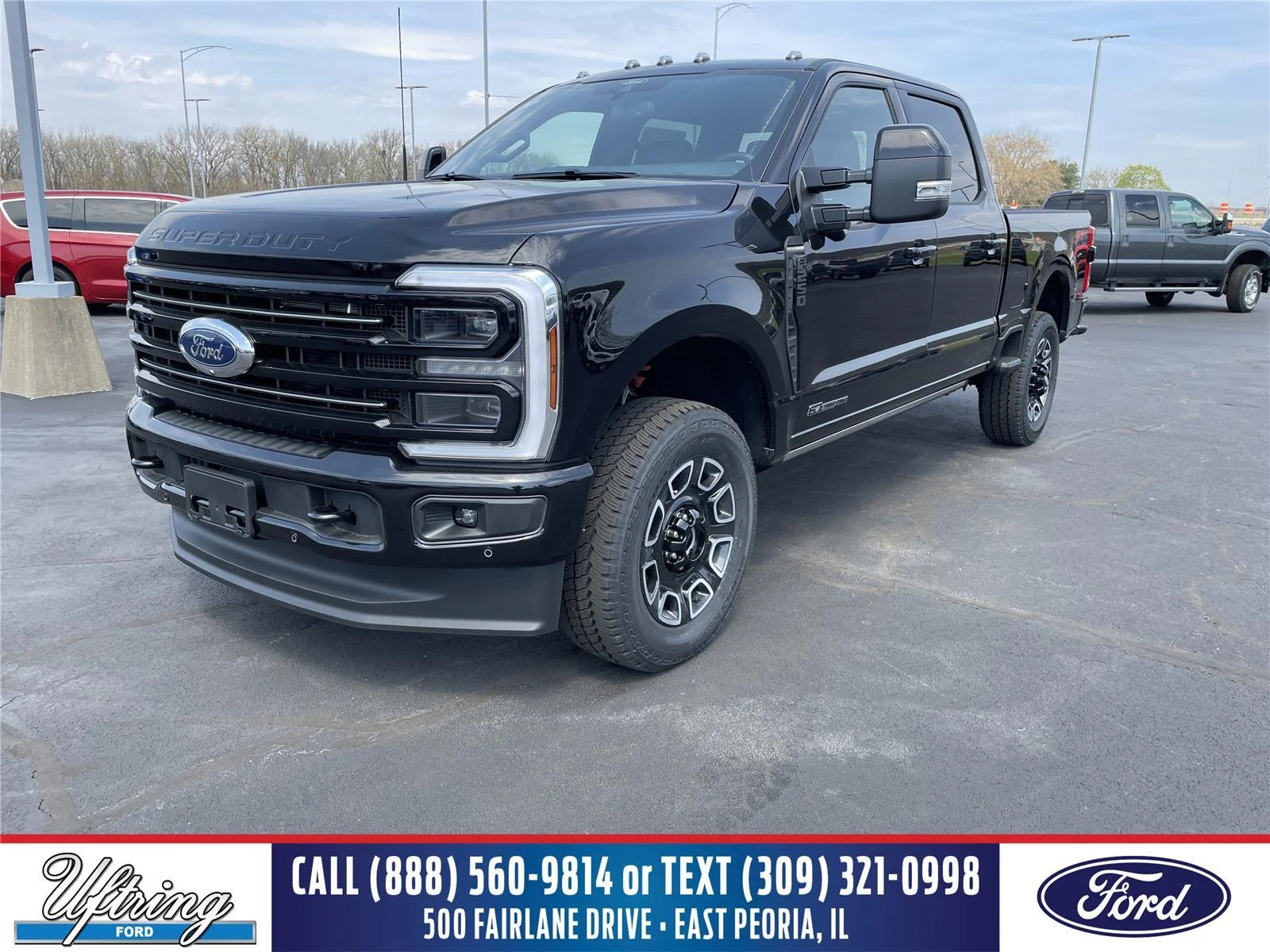 New 2026 Agate Black Metallic Ford Platinum image 1