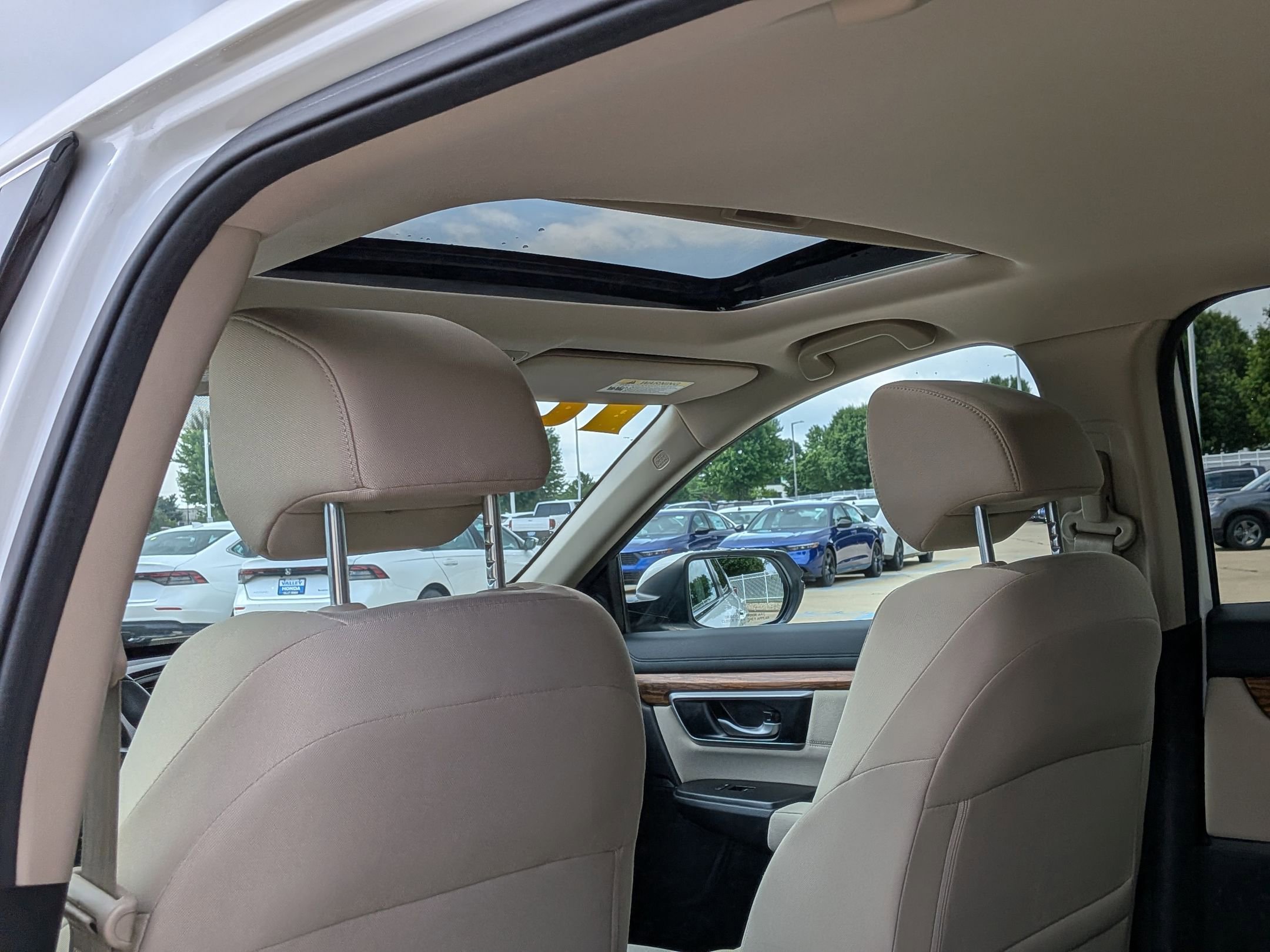 Certified Used 2018 White Diamond Pearl Honda EX AWD image 23