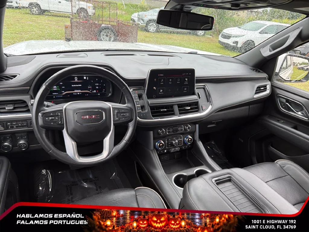 Used 2022 WHITE FROST TRICOAT GMC SLT image 30