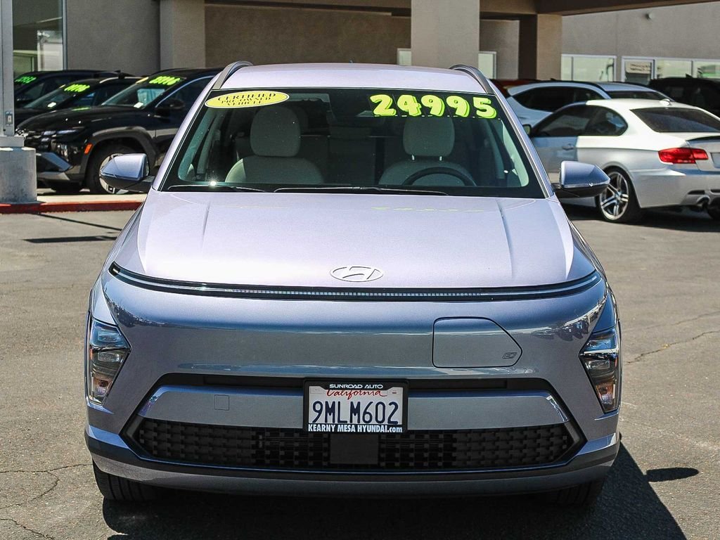 Used 2024 Hyundai Kona EV SEL with VIN KM8HC3A61RU014537 for sale in San Diego, CA