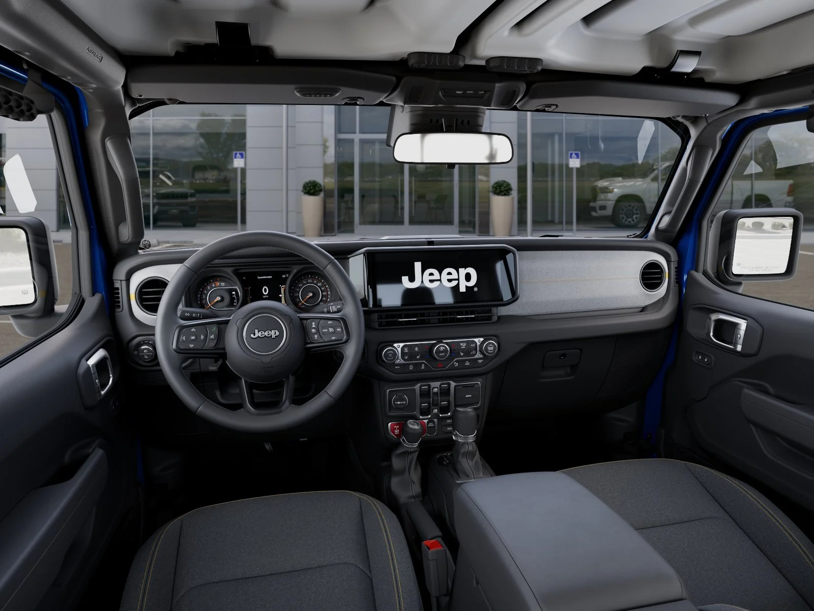 New 2026 Hydro Blue Pearl-Coat Exterior Paint Jeep Willys image 14