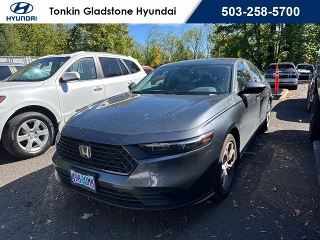 Used 2025 Meteorite Gray Metallic Honda LX image 1