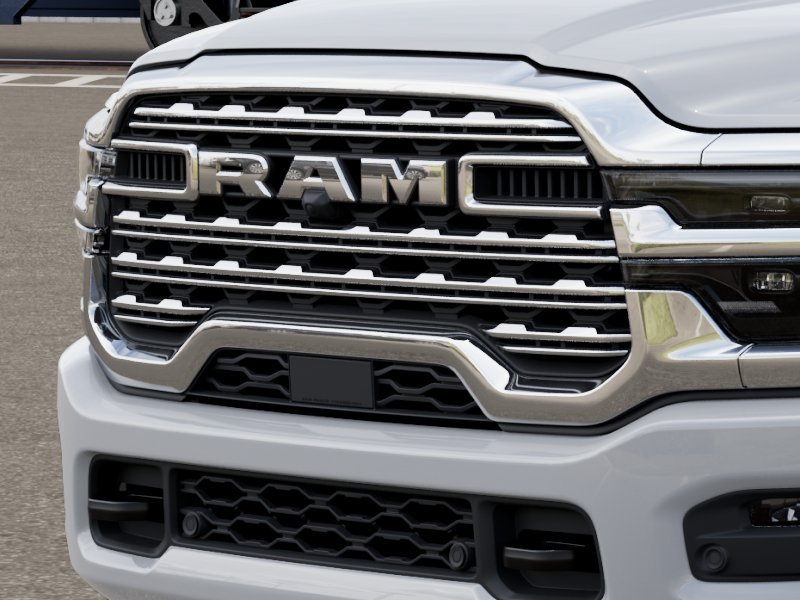 New 2026 Bright White Clear-Coat Exterior Paint RAM Limited Longhorn image 7