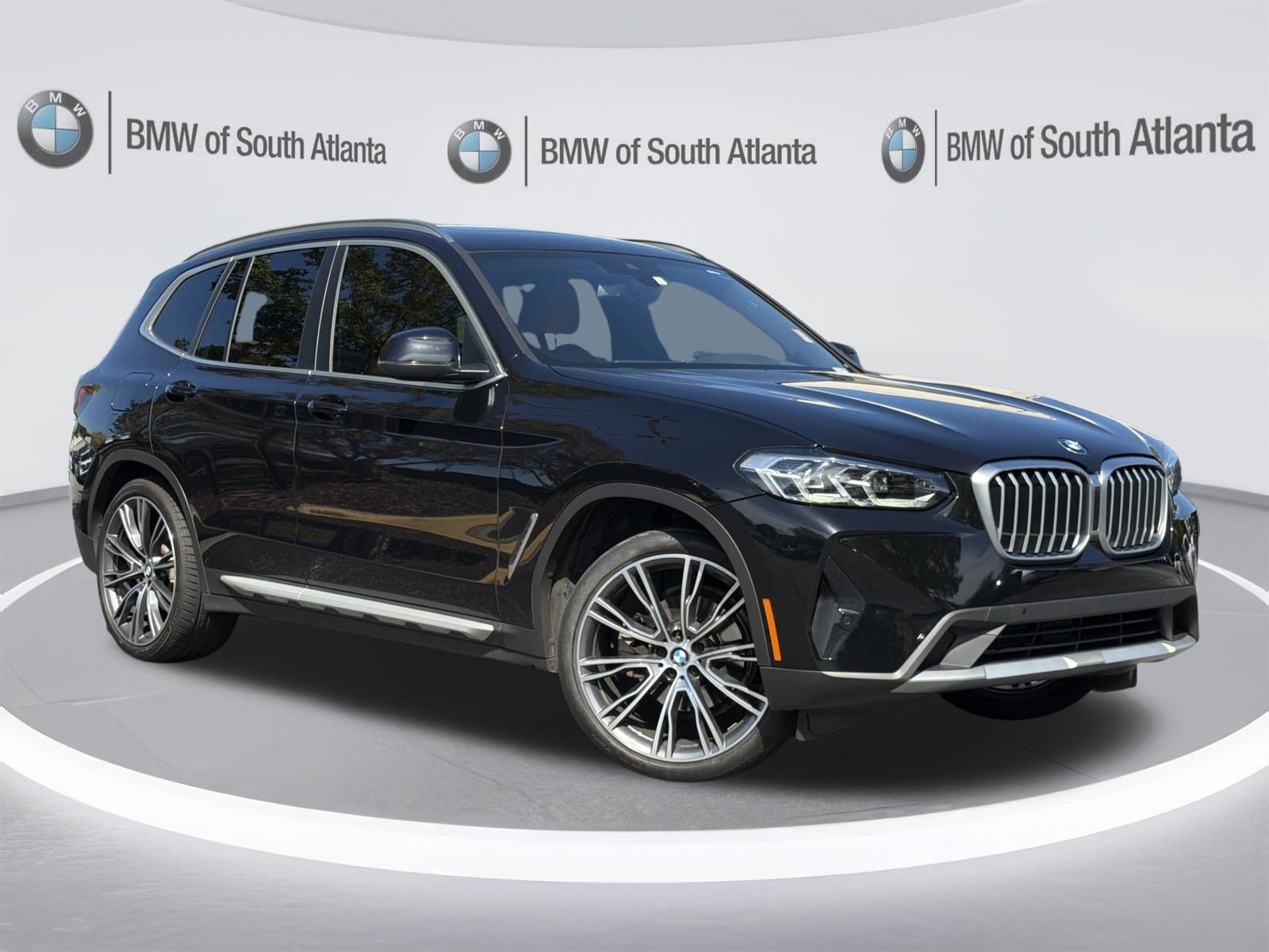 Certified Used 2023 Black Sapphire Metallic BMW sDrive30i image 2