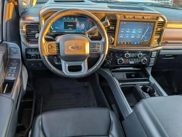 Used 2024 White Metallic Ford Lariat image 34