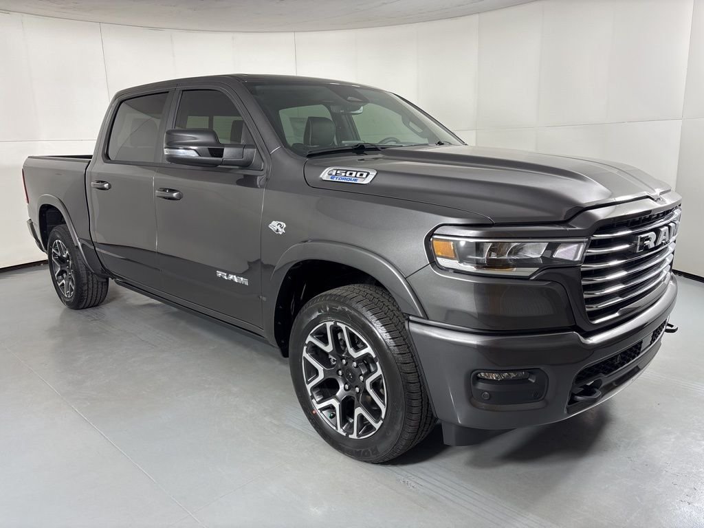 New 2026 Granite Crystal Metallic Clear-Coat Exterior Paint RAM Laramie image 2
