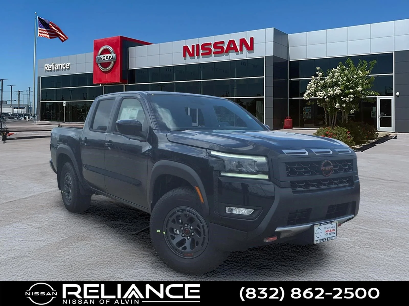 New 2026 Super Black Nissan Crew Cab PRO-X® image 1