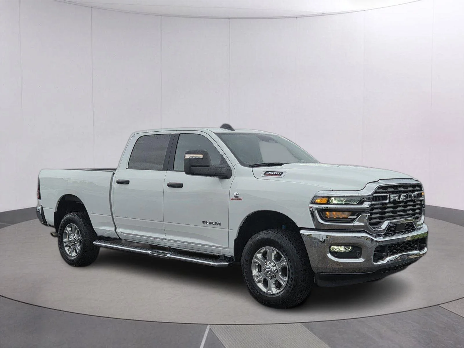 Used 2025 Bright White Clearcoat Ram Big Horn image 2