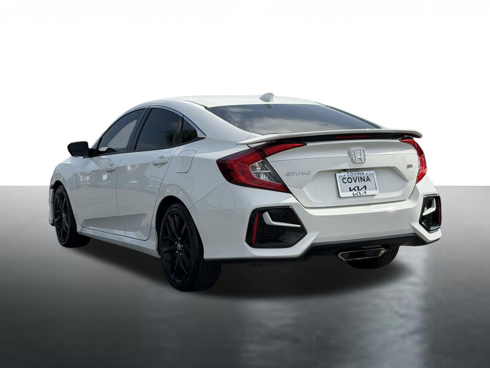 Used 2020 Platinum White Pearl Honda Si image 6