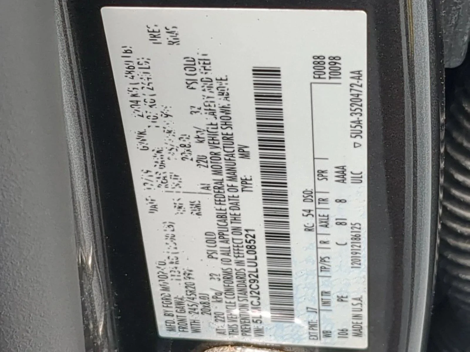Used 2020 Magnetic Gray Lincoln Reserve image 26