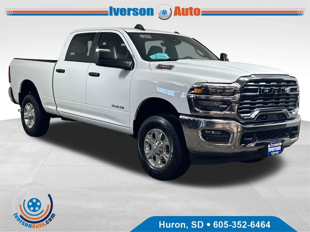 New 2026 Bright White Clear-Coat Exterior Paint RAM Big Horn image 1
