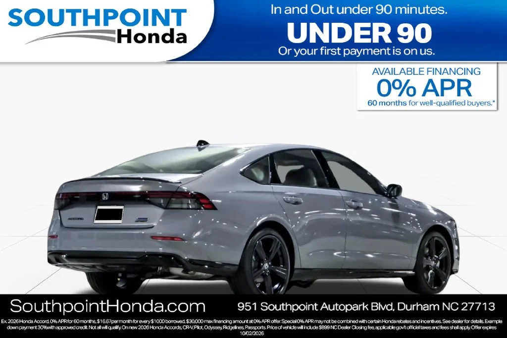 New 2026 Urban Gray Pearl Honda Sport-L image 3