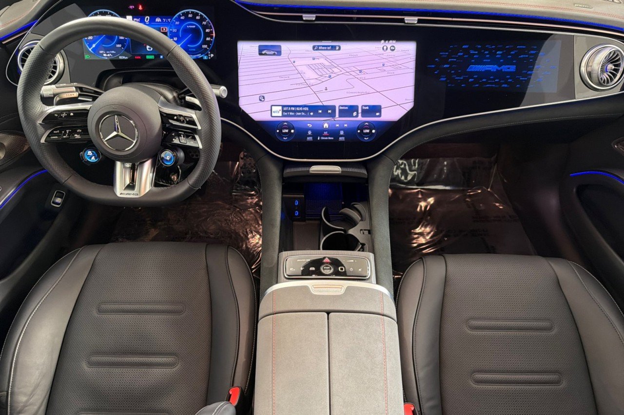 Certified Used 2025 MANUFAKTUR Graphite Grey Magno Mercedes-Benz AMG® EQS image 12
