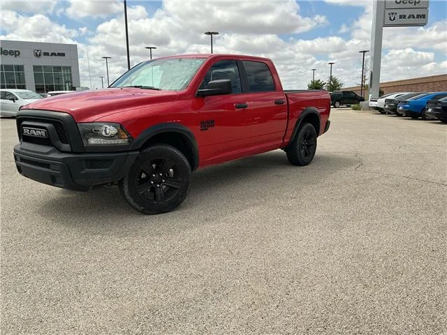 Used 2024 Flame Red Clearcoat RAM SLT 4x4 Crew Cab 5.6 ft. box 140 in. WB image 15