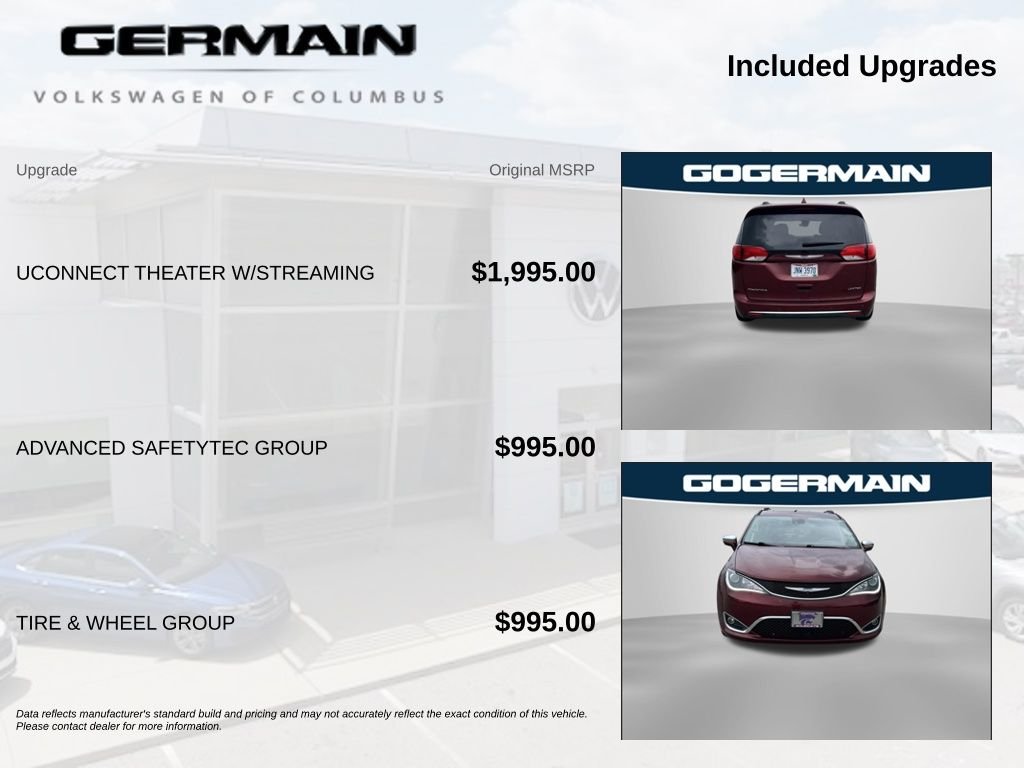 Used 2018 Velvet Chrysler Limited image 10