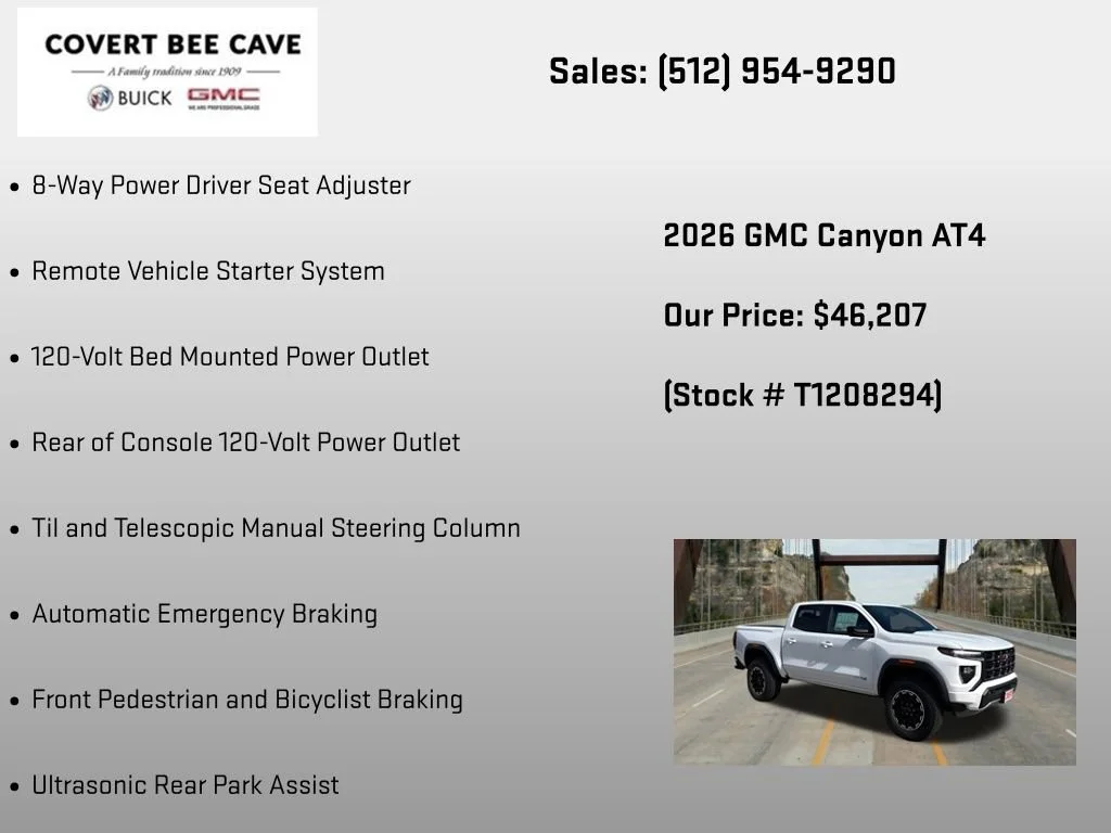 New 2026 Summit White GMC AT4 image 24