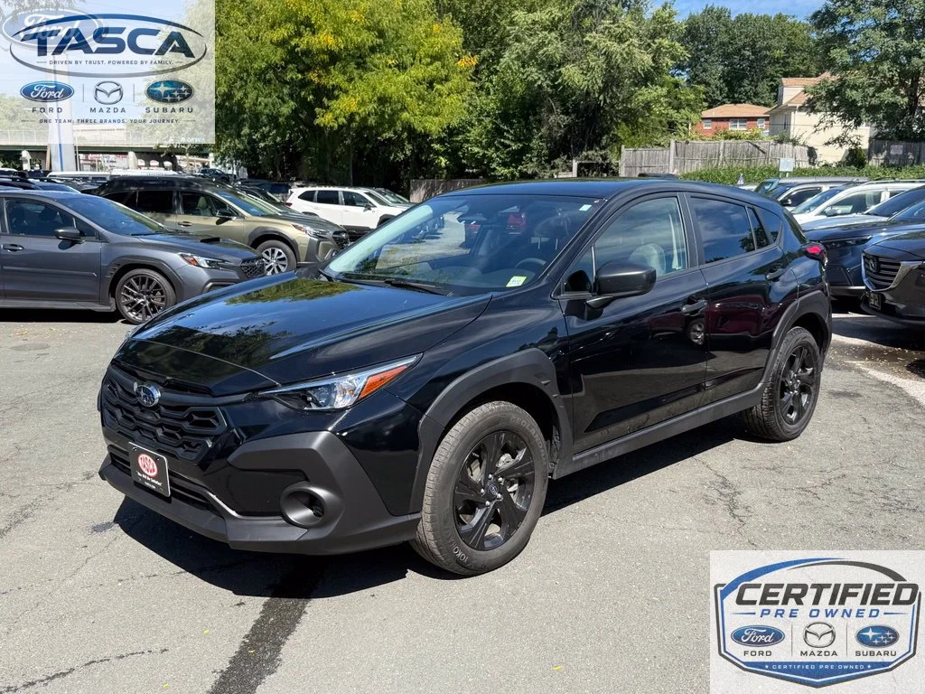 Used 2024 Crystal Black Silica Subaru Base image 1