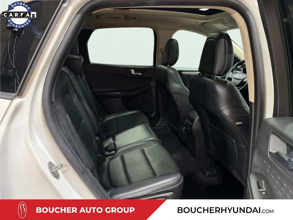 Used 2020 White Metallic Ford SEL image 25