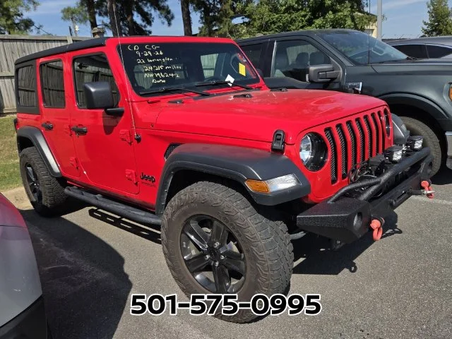 Used 2022 Red Jeep Unlimited Sport Altitude image 5