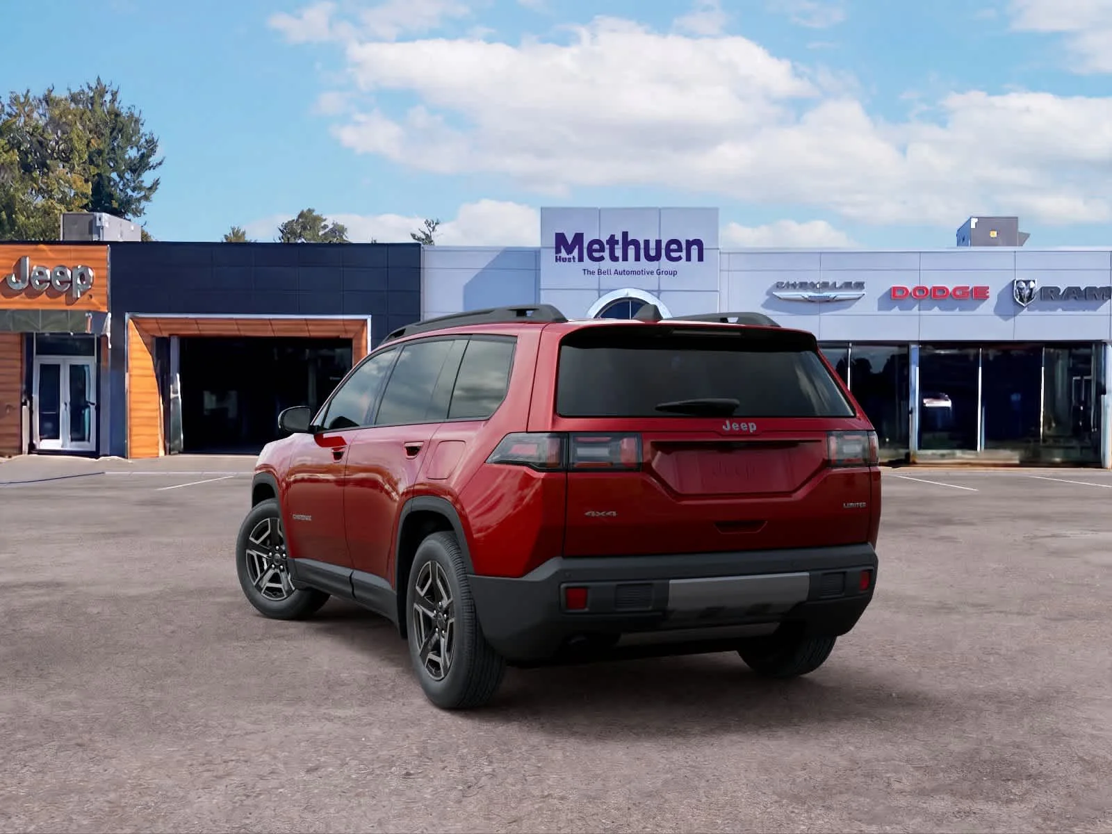 New 2026 Red Hot Pearlcoat Jeep Limited image 3