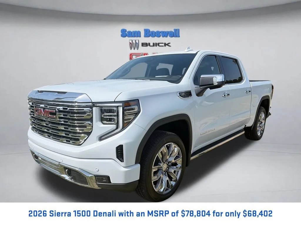 New 2026 Glacier White Tricoat GMC Denali image 1