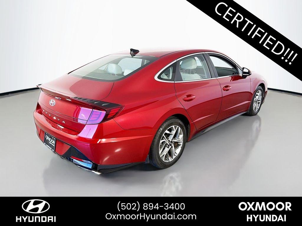 Used 2023 Ultimate Red Hyundai SEL image 7