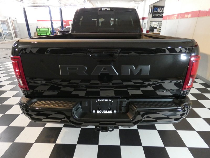 New 2026 Diamond Black Crystal Pearlcoat RAM Limited Mega Cab 6