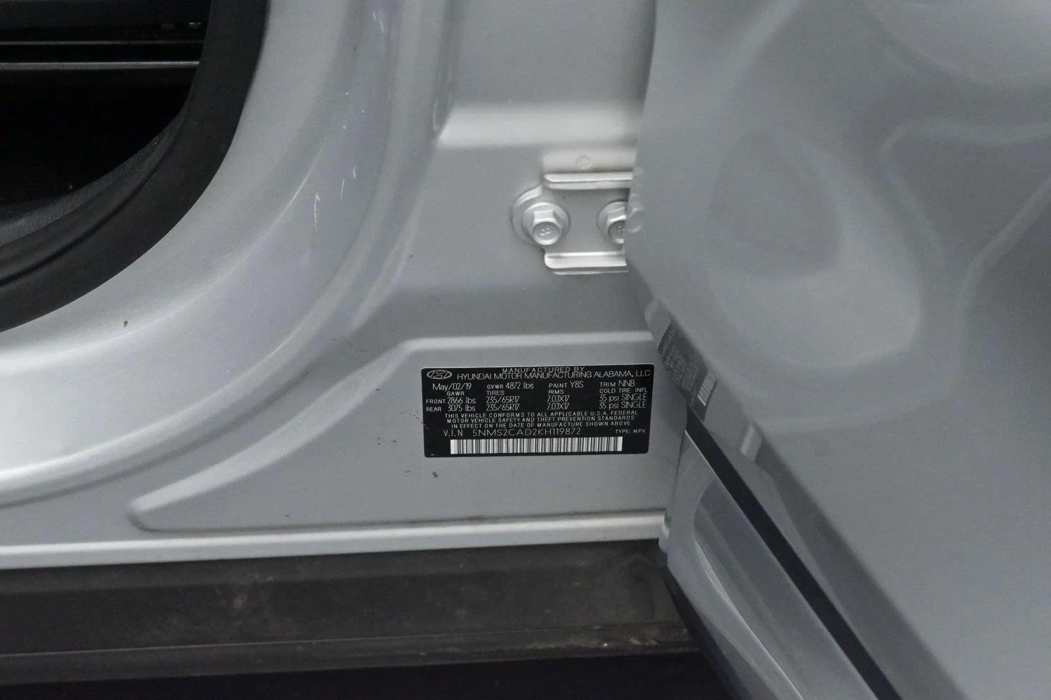 Used 2019 Symphony Silver Hyundai SE image 35