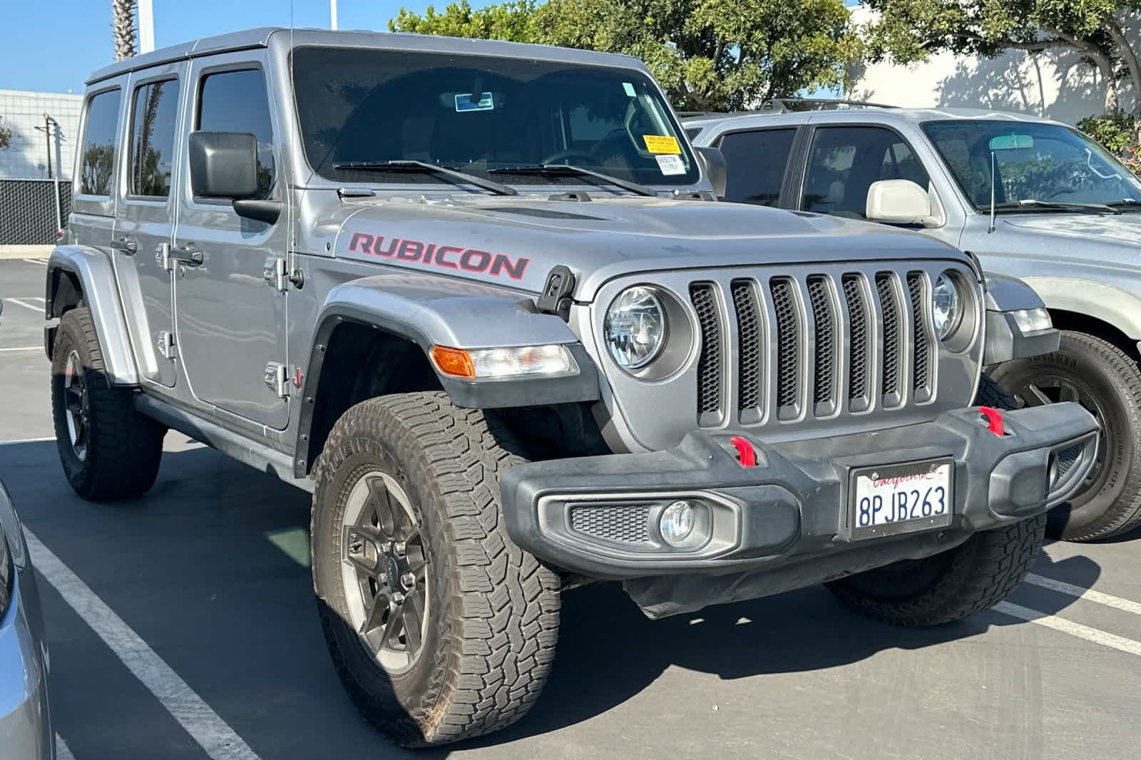 Used 2020 Billet Silver Metallic Clearcoat Jeep Rubicon image 2