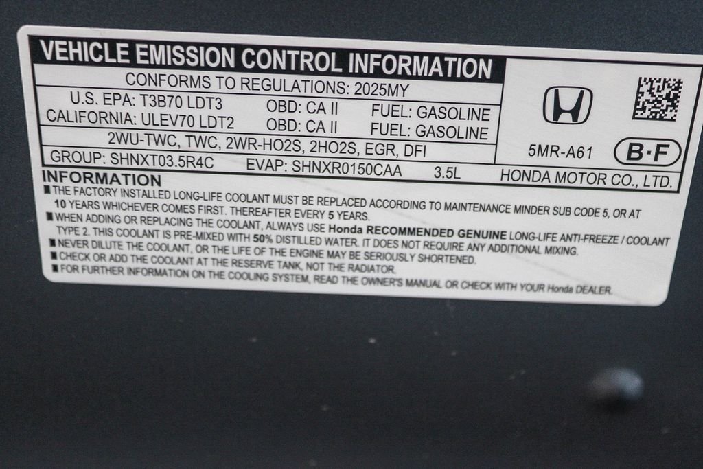 Used 2025 Smoke Blue Pearl Honda EX-L image 29