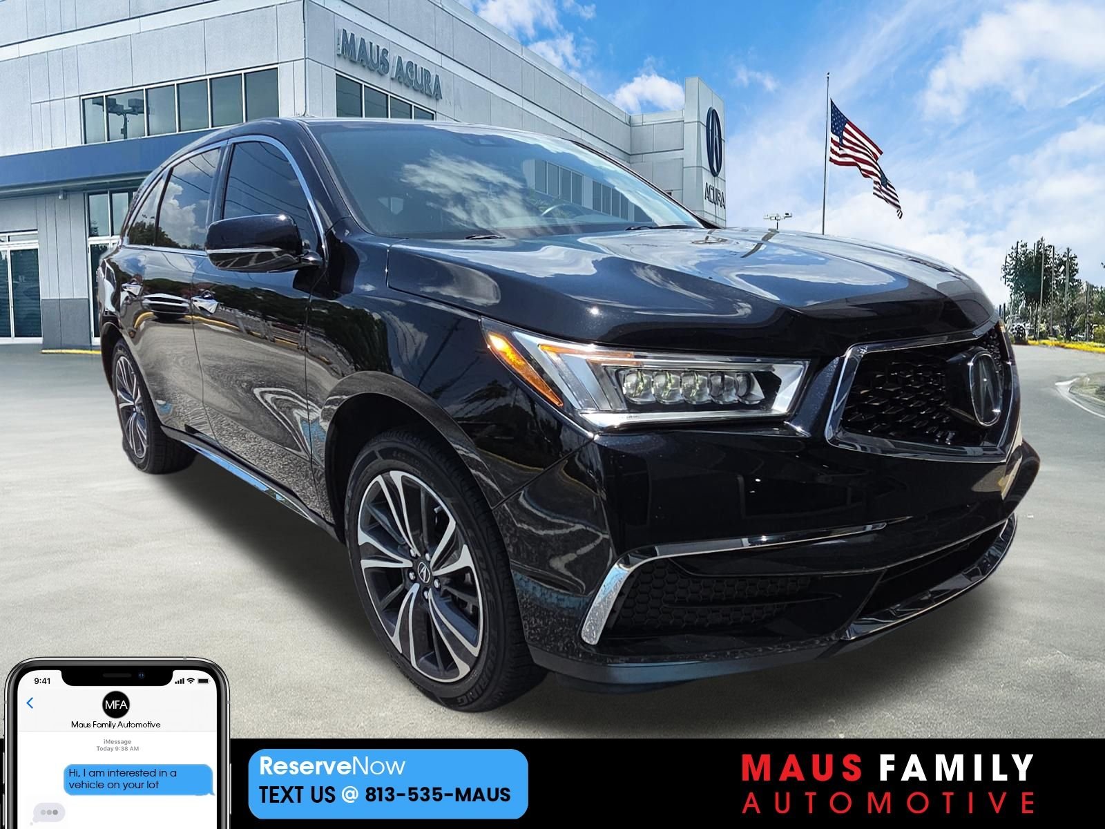 Used 2020 Black Acura Technology image 1