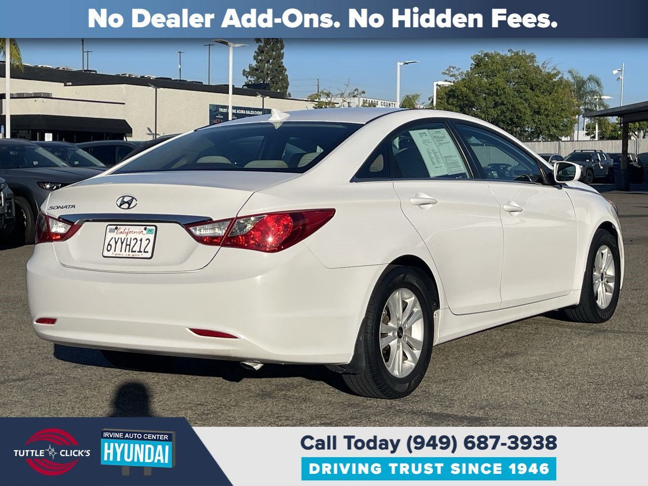 Used 2013 Shimmering White HYUNDAI GLS PZEV image 9
