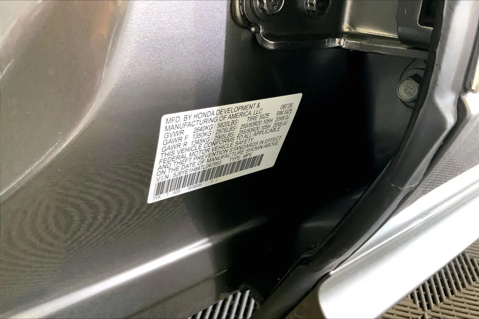 New 2026 Liquid Carbon Metallic Acura With Advance Package image 13