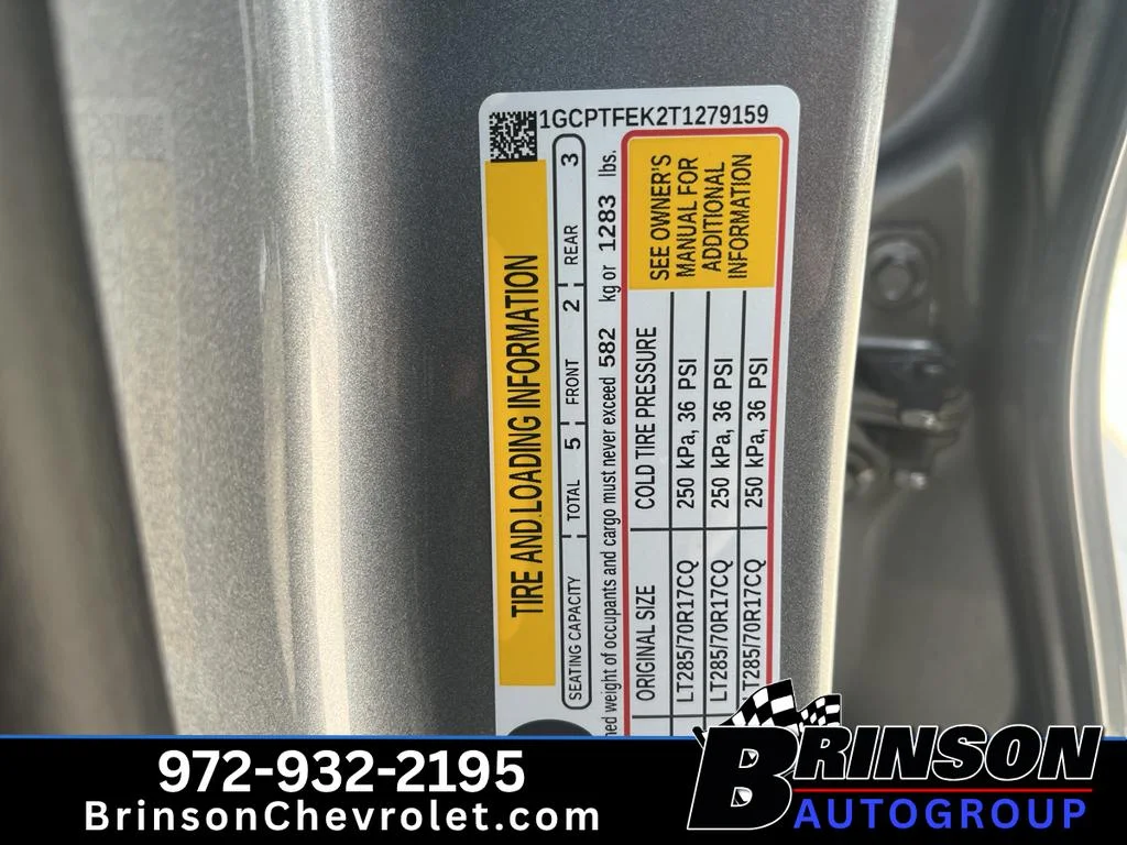 New 2026 Sterling Gray Metallic Chevrolet ZR2 image 15
