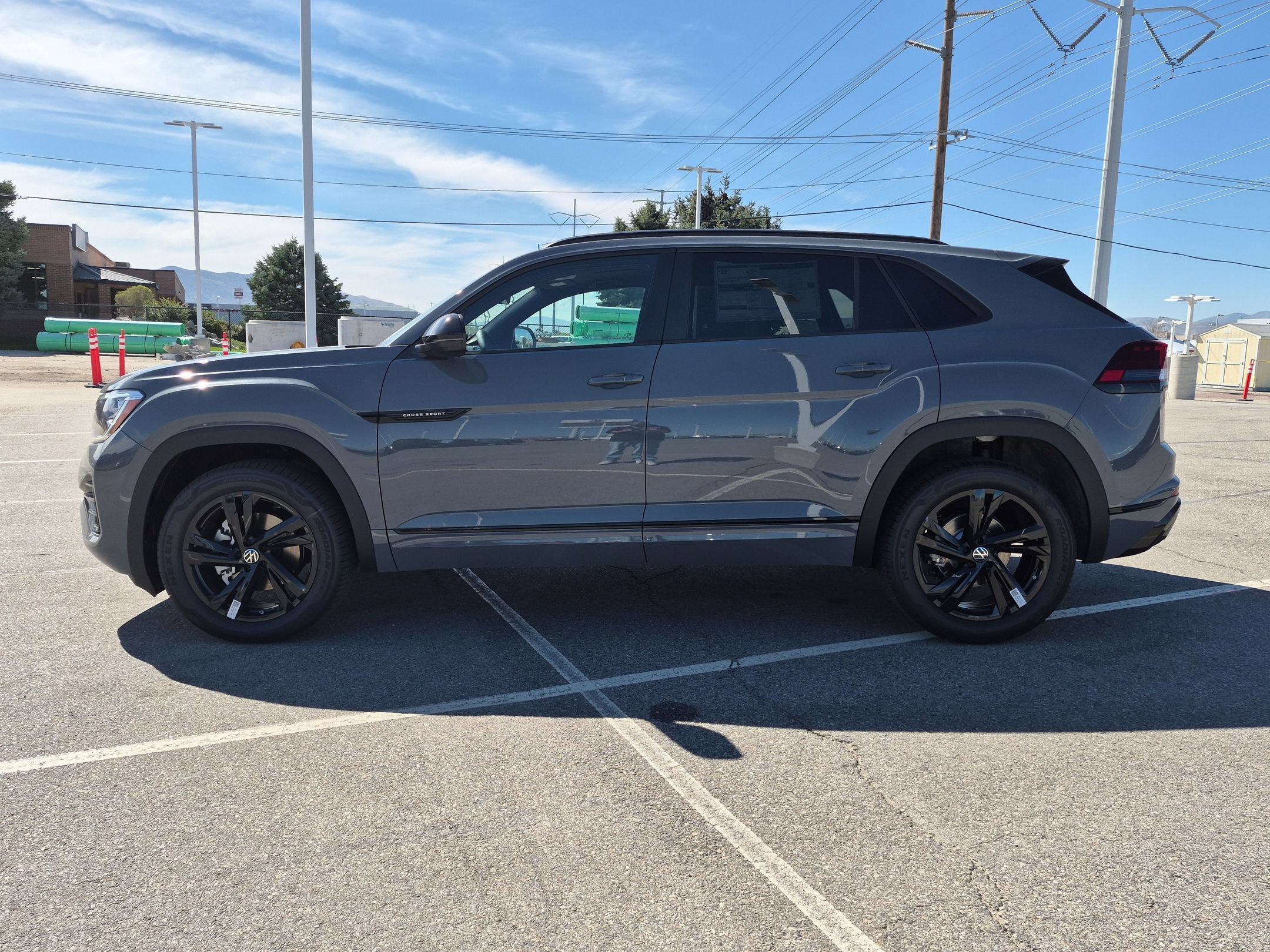 New 2026 Pure Gray Volkswagen 2.0T SEL R-Line Black image 7