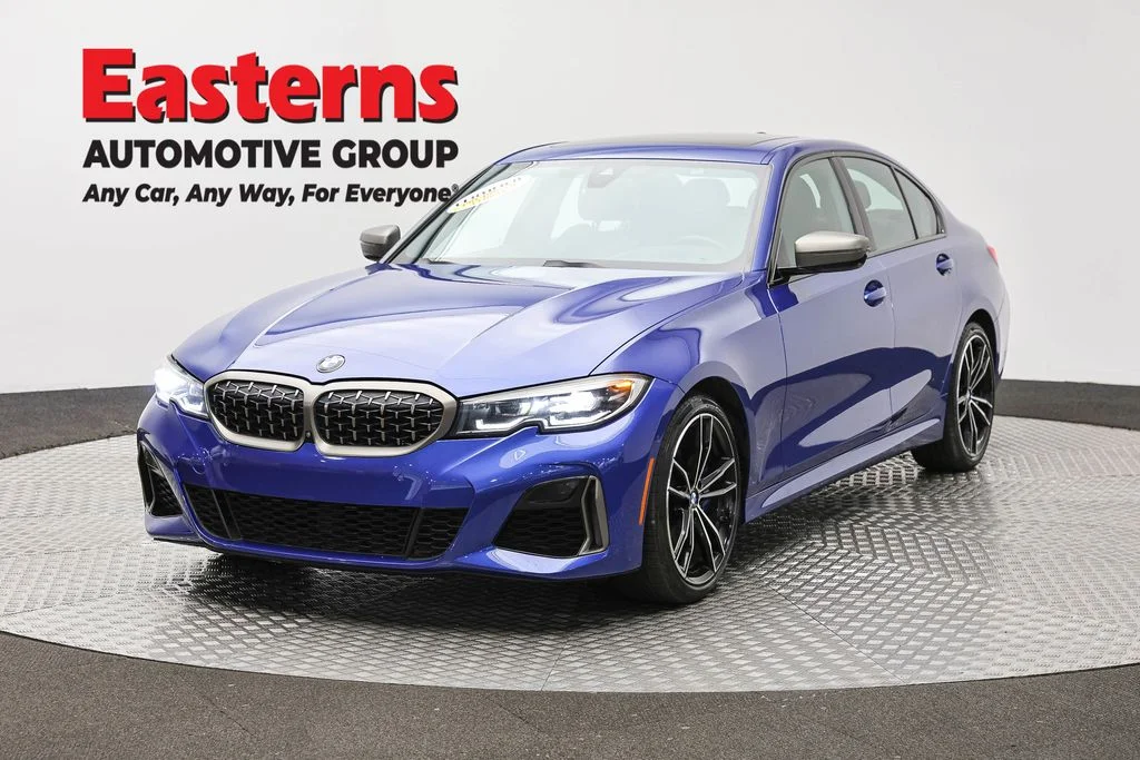 Used 2022 Blue BMW M340i xDrive image 1