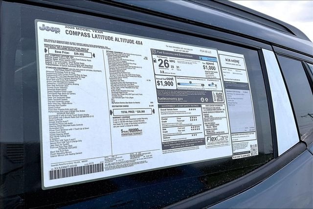 New 2026 Fathom Blue Pearl Coat Jeep Latitude image 13