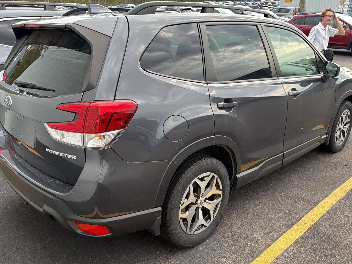Used 2021 Magnetite Gray Metallic Subaru Premium image 11
