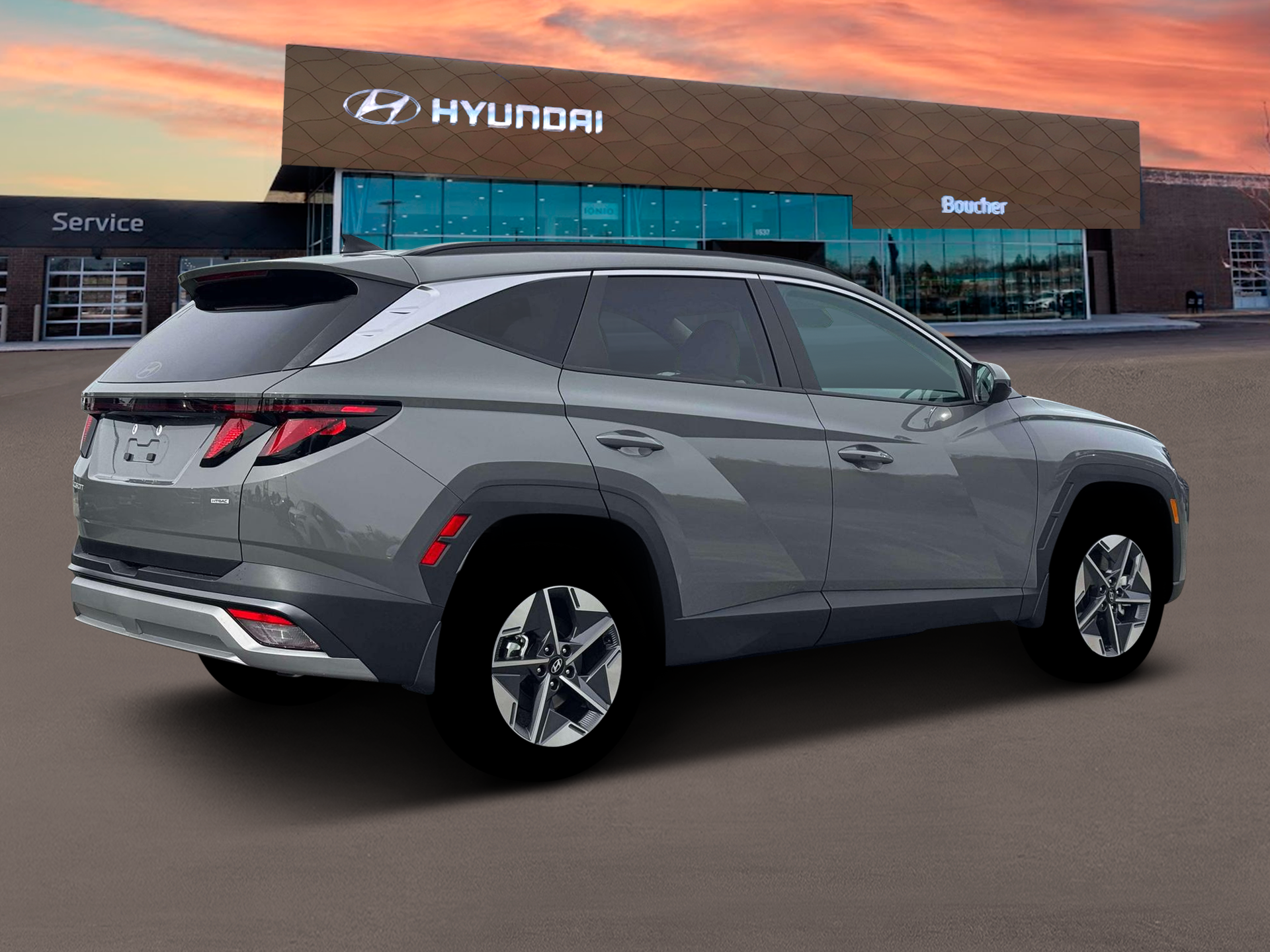 New 2026 Hampton Gray Hyundai SEL AWD image 8