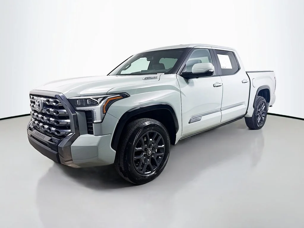 Used 2025 Lunar Rock Toyota Platinum Hybrid image 3