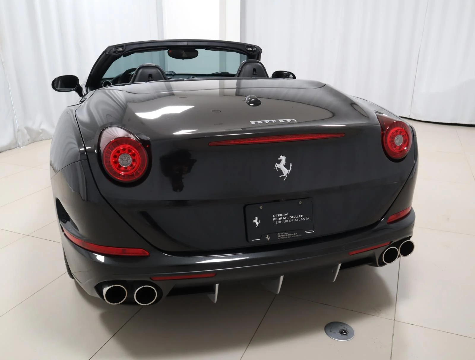Used 2016 Nero Daytona Metallic Ferrari T 2dr Conv image 12